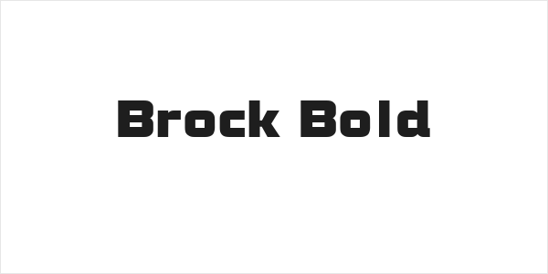 Brock Bold Logo