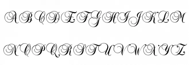 Brock Script Schriftart Groß