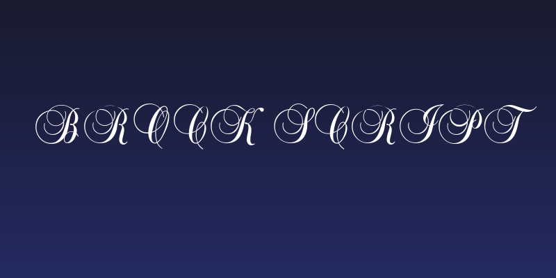 Brock Script Social Header