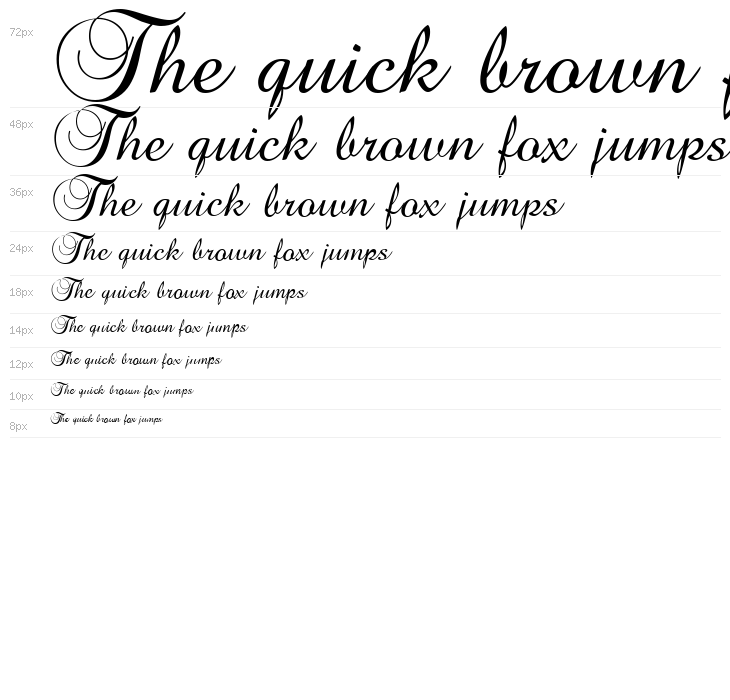 Brock Script Waterfall