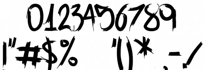 Brock165 Bold Font OTHER CHARS