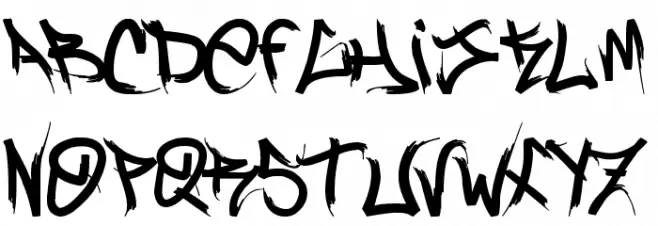 Brock165 Bold Schriftart Groß