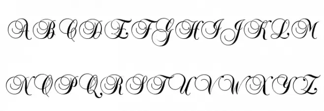 BrockScript Fuentes MAYÚSCULAS