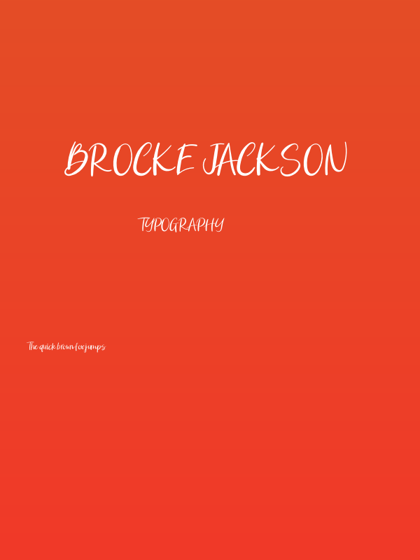 Brocke Jackson Poster