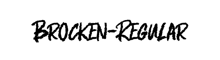 Brocken-Regular  フリーフォントのダウンロード