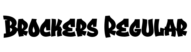 Brockers Regular  Frei Schriftart Herunterladen