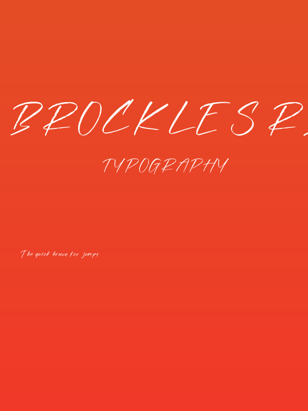 Brockles Richard Poster