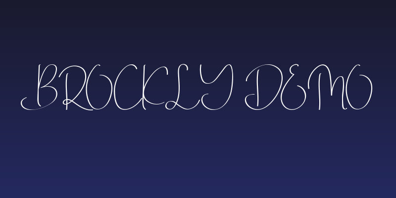 Brockly Demo Social Header