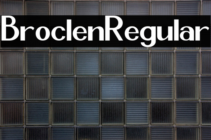 Broclen Regular Example 1