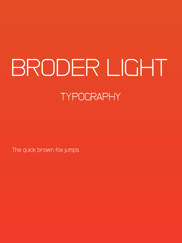 Broder Light Poster