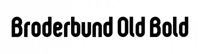 Broderbund Old Bold  تنزيل الخطوط