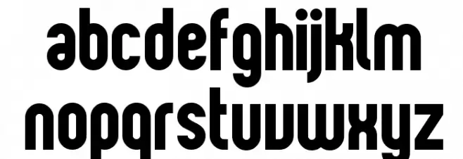 Broderbund Old Bold Schriftart Kleinbuchstaben