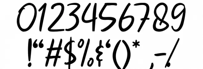 Broderick-Regular Font OTHER CHARS