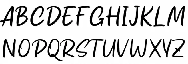 Broderick-Regular Schriftart Groß