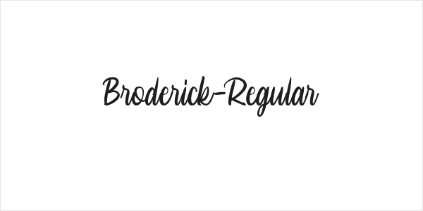 Broderick-Regular Logo