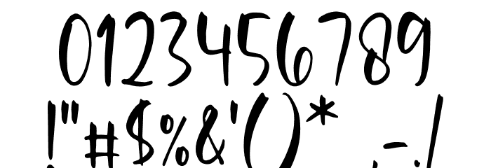 Brodslice Font OTHER CHARS