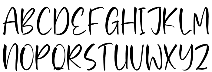 Brodslice Font UPPERCASE