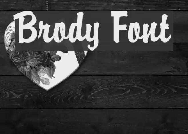 Brody Font examples