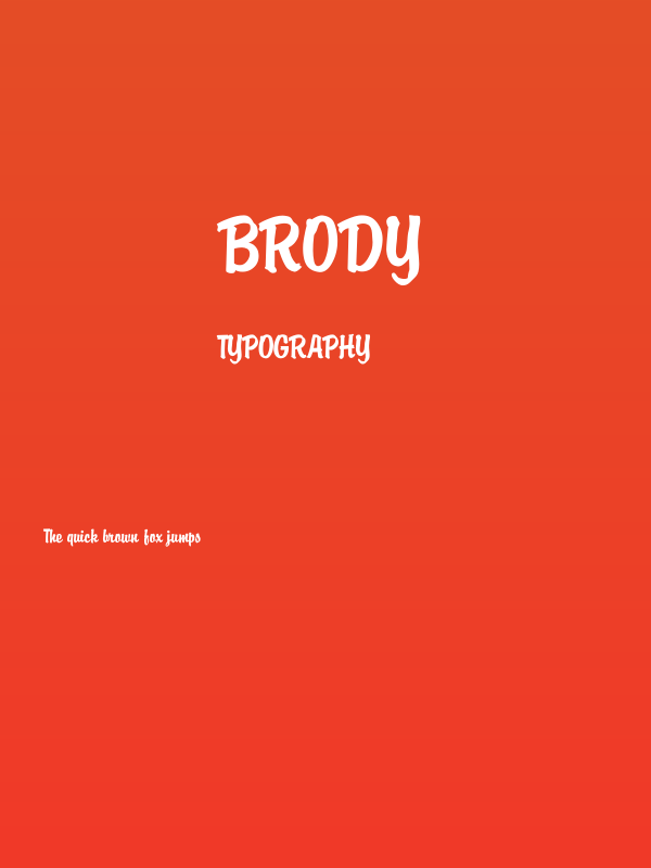 Brody Poster