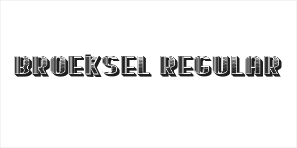 Broeksel Regular Logo