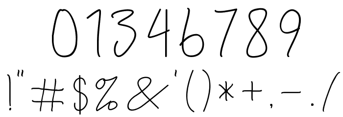 Broetown Signature Font OTHER CHARS