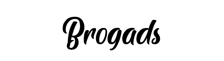 Brogads  Free Fonts Download