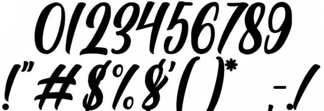 Brogads Font OTHER CHARS