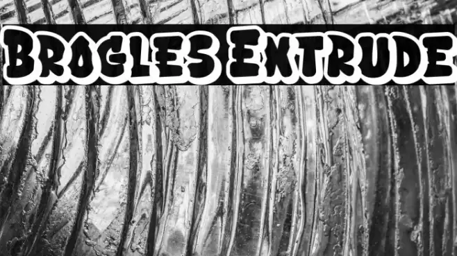 Brogles Extrude Fonte examples