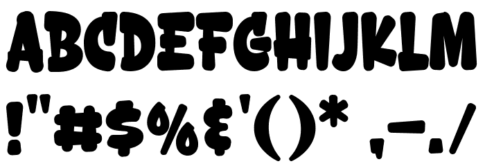 Brogles Regular Font OTHER CHARS