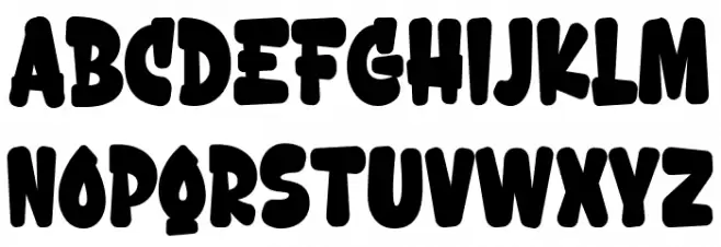 Brogles Regular Schriftart Groß