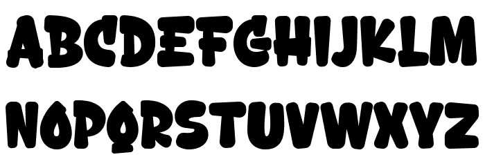 Brogles Regular Font LOWERCASE