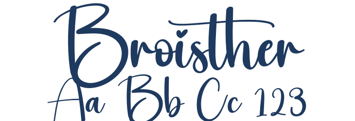 Broisther Font Preview