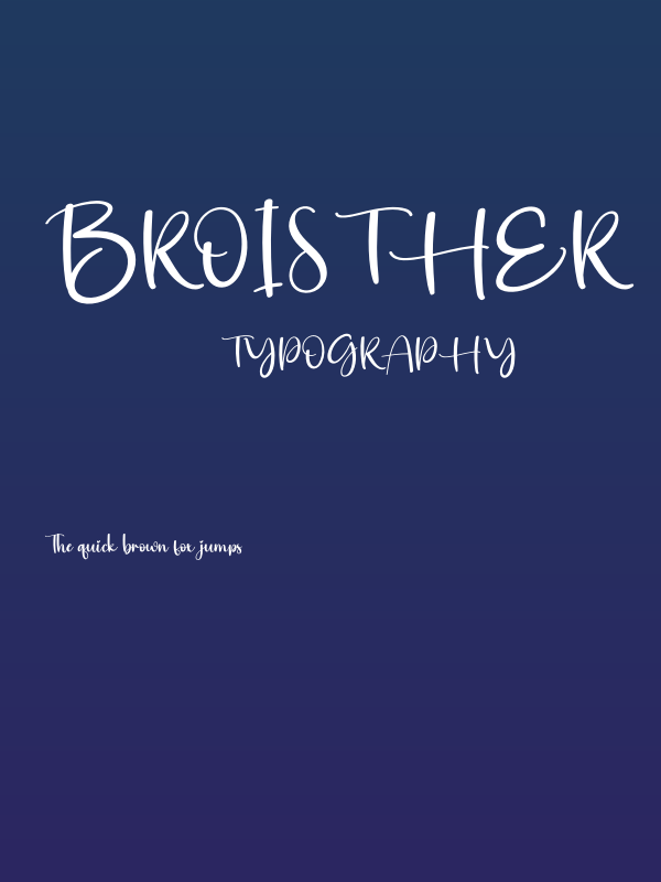 Broisther Poster