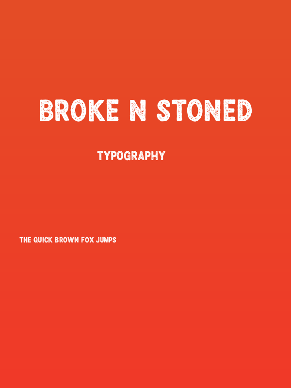Broke N Stoned Poster