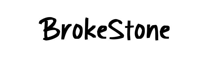 Broke Stone  font caratteri gratis