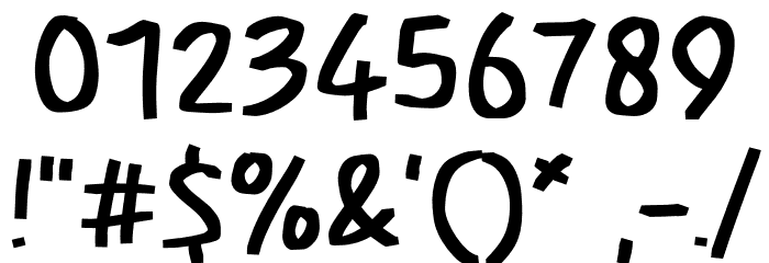 Broke Stone Font OTHER CHARS