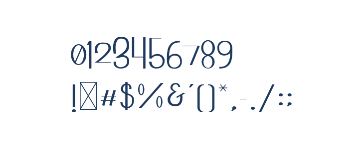 BrokefoldFunRegular Other Characters