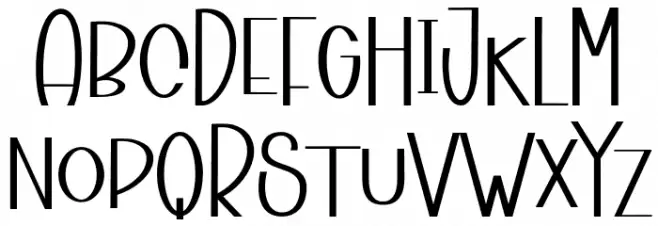 BrokefoldFunRegular Schriftart Groß