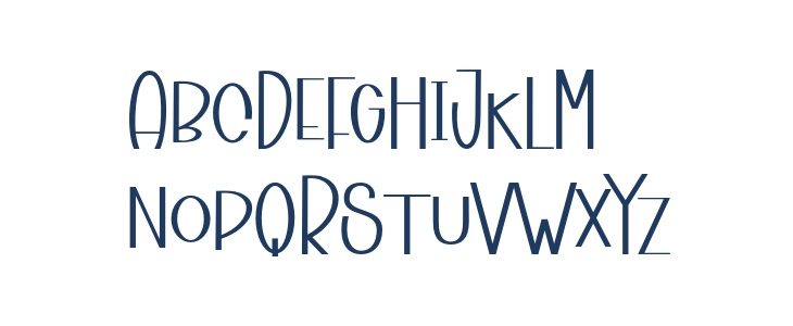 BrokefoldFunRegular Lowercase