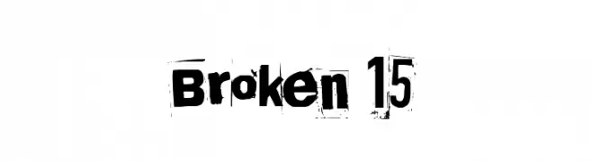 Broken 15  नि: शुल्क फ़ॉन्ट्स डाउनलोड