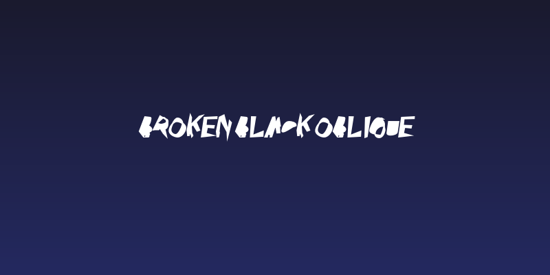 Broken Black Oblique Social Header
