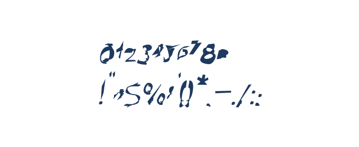 Broken Bold Extended Oblique Other Characters