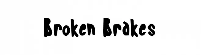 Broken Brakes  Скачать бесплатные шрифты