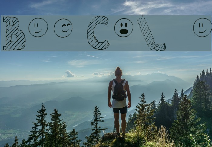 Broken Chalk Font examples