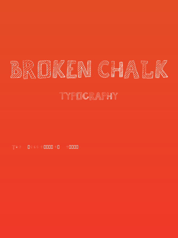 Broken Chalk Poster