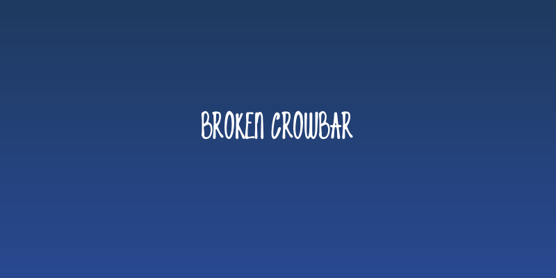 Broken Crowbar Social Header