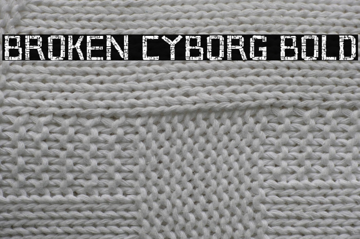 Broken Cyborg Bold Example 2