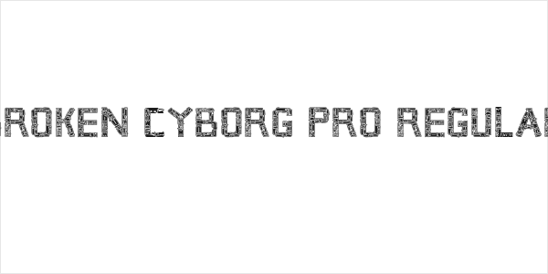 Broken Cyborg Pro Regular Logo