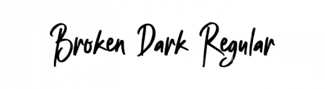 Broken Dark Regular 