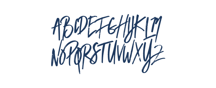 Broken Dark Regular Uppercase